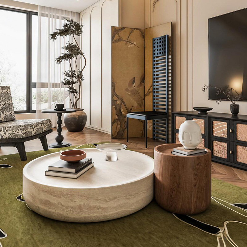 round coffee table for Home