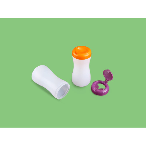 Contenants en plastique de boîte métallique de tissu de HDPE pour la lingette humide
