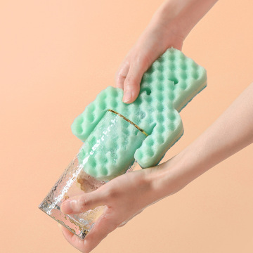 創造的でかわいい家庭用クリーニングツールアクセサリー：スポンジとガラスクリーニングブラシ