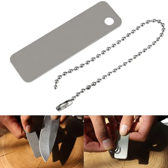 Multitool stone multi sharpen outdoor EDC tol pocket knife file fish sharpener nail camp Diamond hook hunt