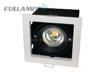 10w cob led grille spotlight,grille lamp recessed,high PMMA lens