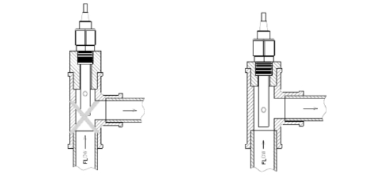 conductivity probe installation