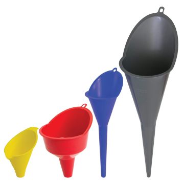 Anti-Splash Plastic Oil Funnel for Car and Motorcycle Fuel Filling