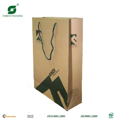 LINED BROWN PAPER BAGS