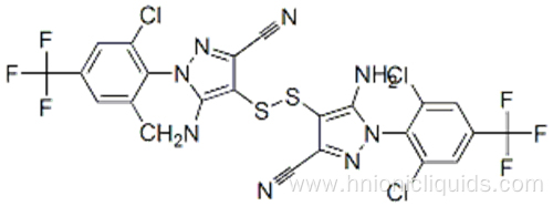 1H-Pyrazole-3-carbonitrile,4,4'-dithiobis[5-amino-1-[2,6-dichloro-4-(trifluoromethyl)phenyl]- CAS 130755-46-3