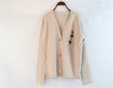 Casual Flower Knitted Sweater Wholesale