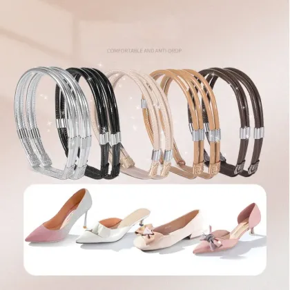 Detachable Elastic Ankle Shoe Straps for Secure High Heels