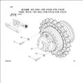 Zx500lc-3 চূড়ান্ত ড্রাইভ 9251680 হাইড্রোলিক ট্র্যাভেল মোটর খননকারী অংশ
