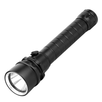 Aluminum Alloy 2000 Lumen IP68 Waterproof Scuba Diving Flashlight with 3 LED Lights - Rechargeable and Ultra-Bright