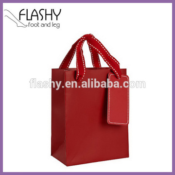 Printing logo custom color paper gift bag shopping bag