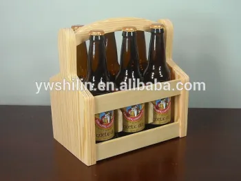 new design wooden beer carrying boxs