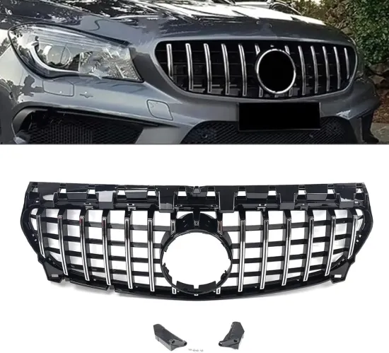AMG Style Front Racing Grills for Mercedes W117 - Plastic