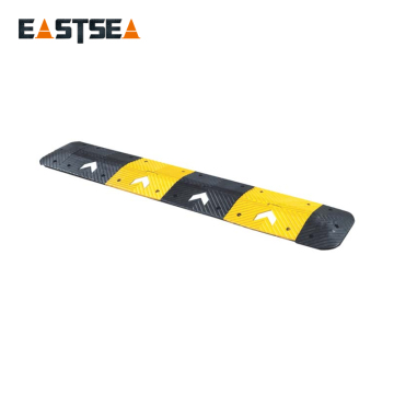 Black & Yellow Portable Rubber Road Arrow Speed Bump