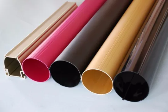 Powder coated extruded thin wall aluminum tube suppliers