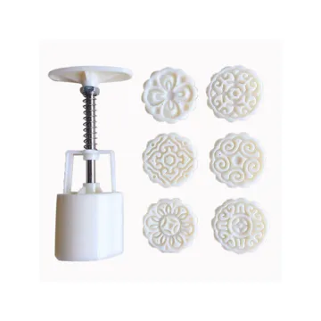 Hot Sale Bakery Supplies: Mid Autumn Round Mung Bean Cake Mold Set