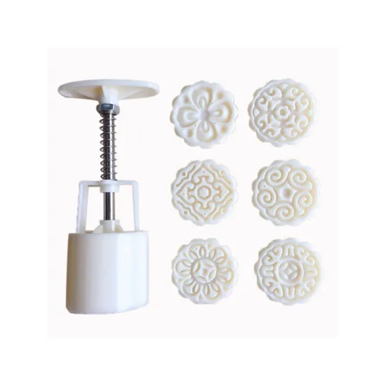 Hot Sale Bakery Supplies: Mid Autumn Round Mung Bean Cake Mold Set