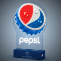 Display di luce a led pepsi