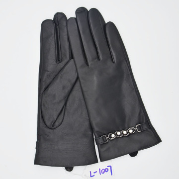 hot sale fashion sheepskin glove for lady