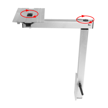 Aluminum Alloy Rotatable Movable and Height Adjustable RV Kitchen Table