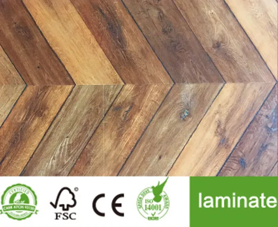 House Decoration Herringbone Parquet Laminate Flooring