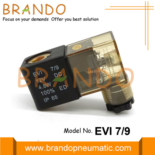 Pneumatic Solenoid Valve Coil EVI 7/9 12V 4.8W