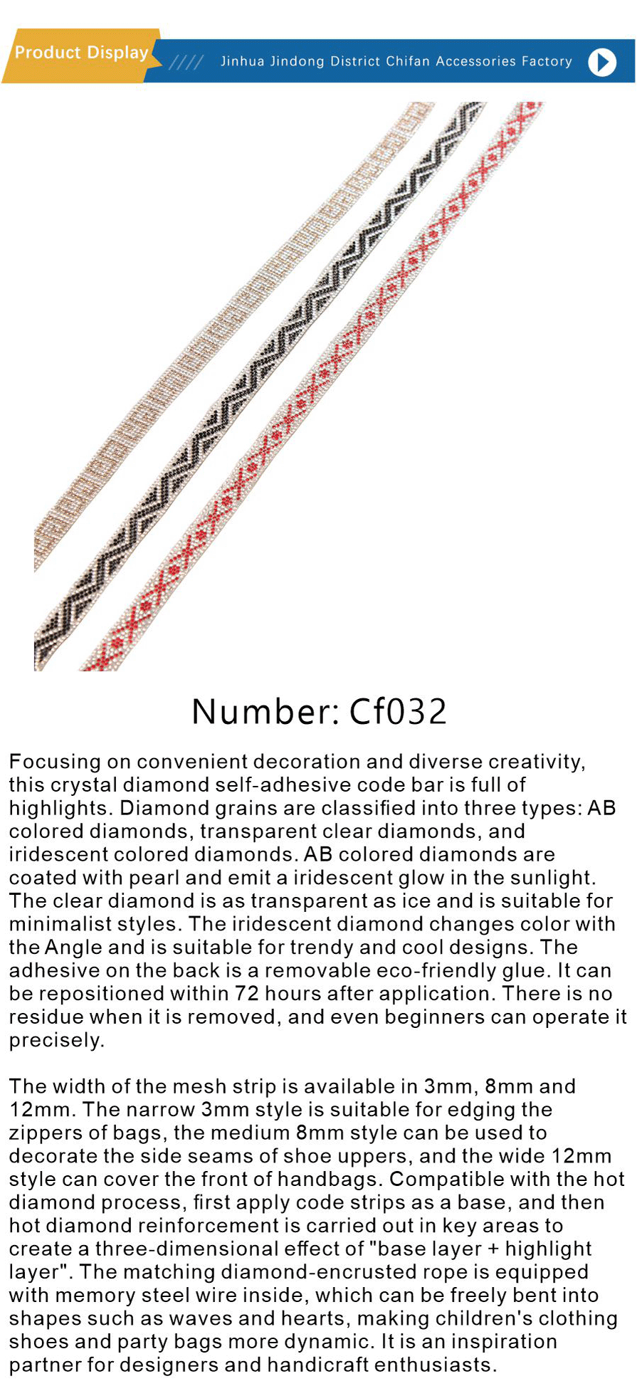 Shoe accessories-xiangqing1-CF032