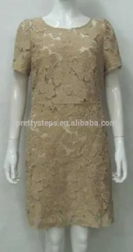 Pretty Steps 2015 elegant lace mother of the bride lace evening dresses knee length