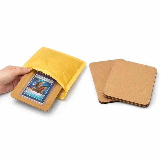 Foldable Card Protector for Trading Card Shipping Mailers