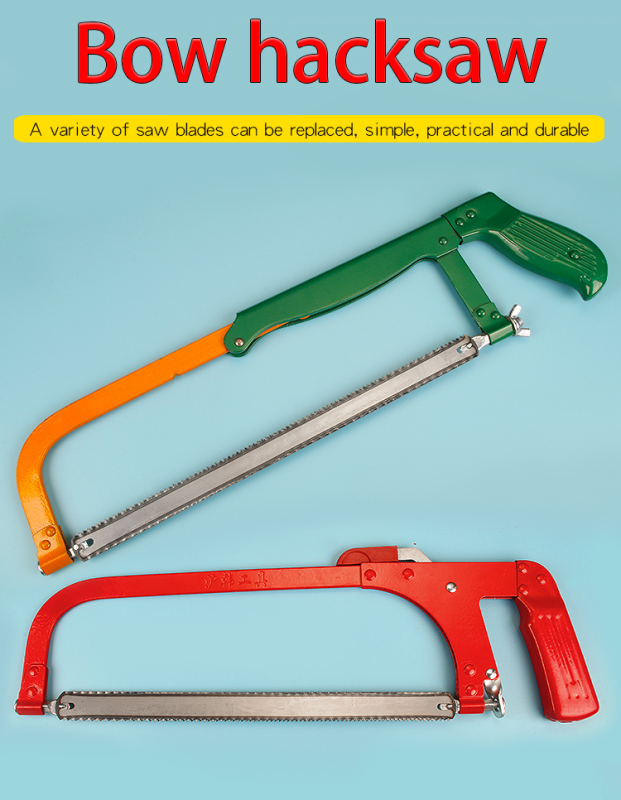 Wholesale professional high carbon steel adjustable handles hacksaw frame