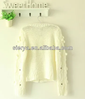 lady's thick winter fashion sweater