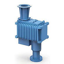 Electric power air-cooled island gearbox