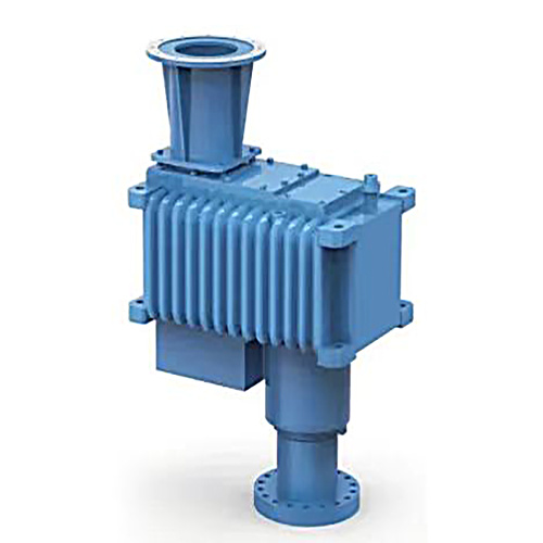 Electric power air-cooled island gearbox