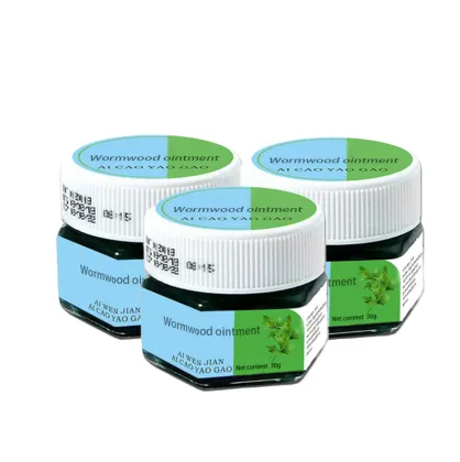 Ointment made from Artemisia argyi"