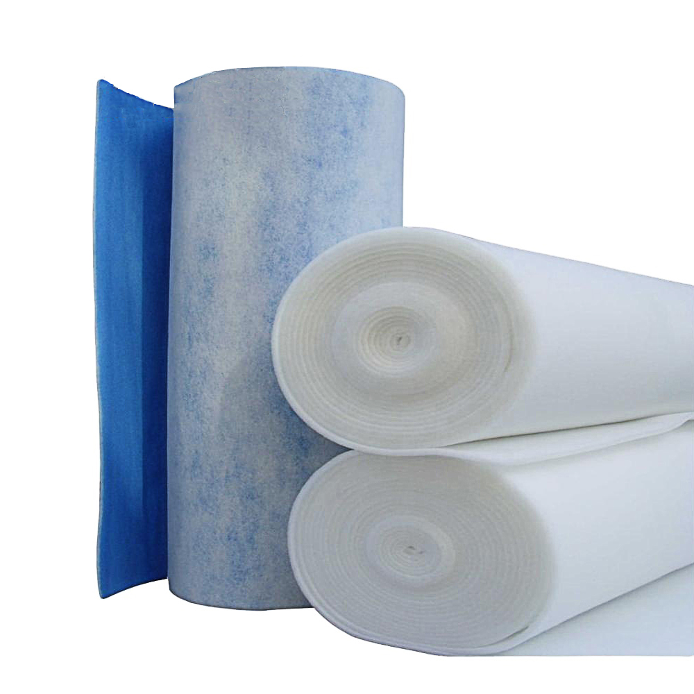 Manufacturer 100% Polyester fiber Primary efficiency filter cotton G2 G3 G4 For air filter cotton filter material roll2