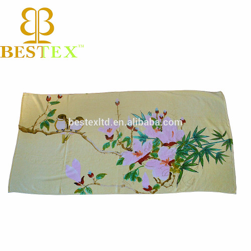 Wholesale High Quality 100% Cotton Customized Printed towel terry