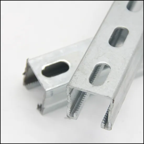 solar panel photovoltaic bracket slotted C channel