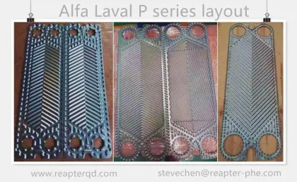Alfa Laval plate and gasket P16 P26 P36 fresh water heat exchanger