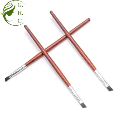 Premium Angled Eyebrow Makeup Brush For Powder Cream