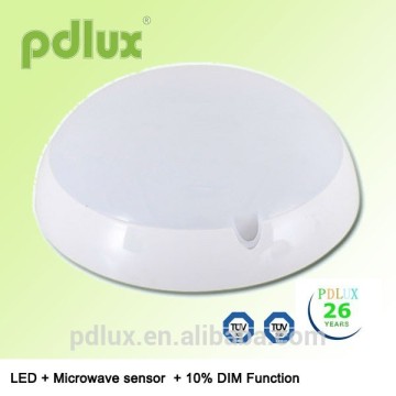 10% dimmable,IP54, 5.8GHz lighting fixture with microwave sensor