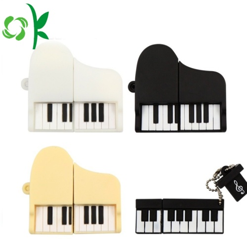 Leuke siliconen siliconen USB stofhoes voor piano