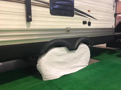 RV Double Axle Wheel Tire Covers Protector Tyre Gard 27" to 29