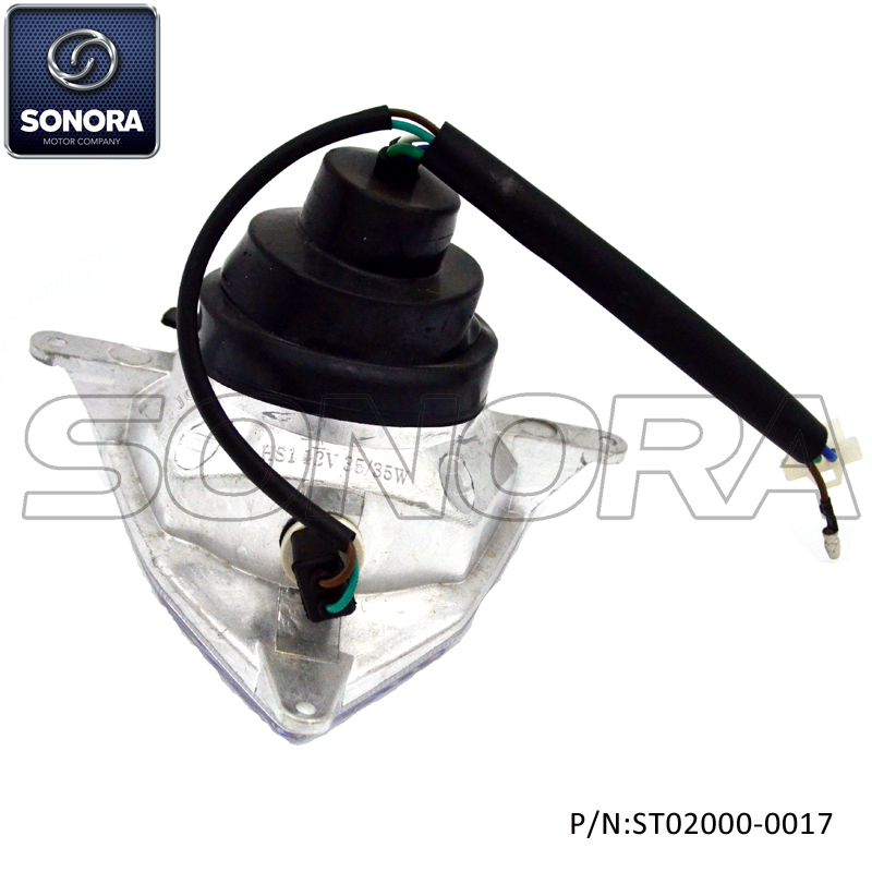 ST02000-0017 QINGQI QM125GY-2B Head Light Assy (3)