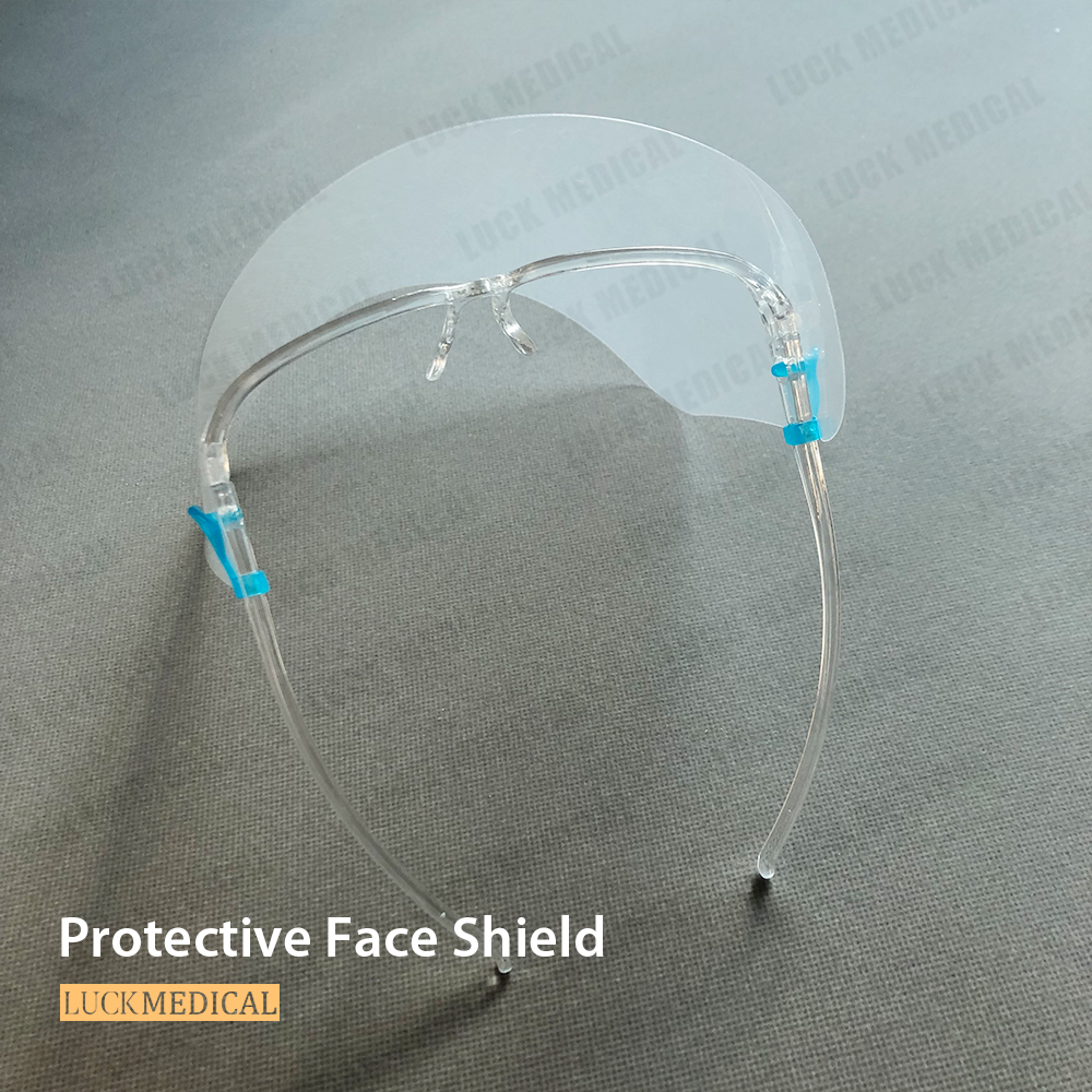 Face Shield со стеклами рама съемный