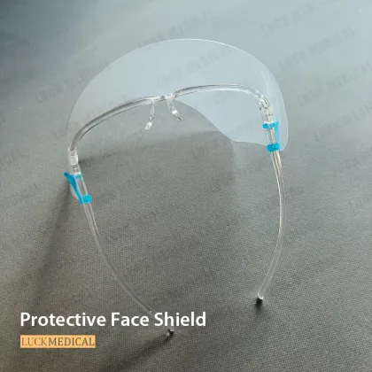 Face Shield With Glasses Frame Detachable