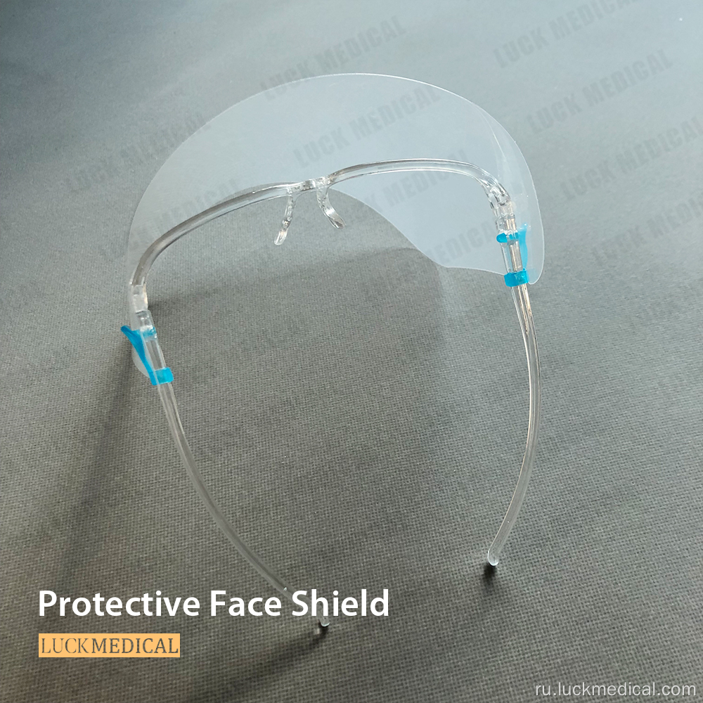 Face Shield со стеклами рама съемный