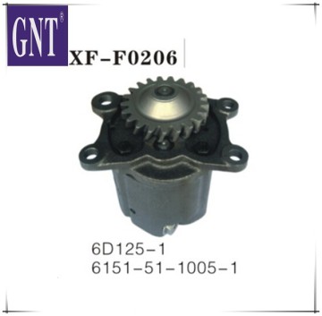 excavator oil pump for 6D125