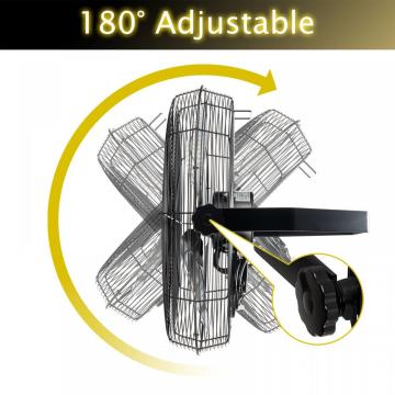 9100 CFM 24 inch Commercial Industrial High Velocity Wall Mount Fan for Warehouse, Greenhouse, Workshop, Residential, Shop