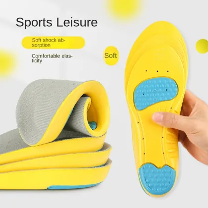 High Elasticity Memory Breathable Shock Absorption Thickened Sweat Absorbing Sports Insoles