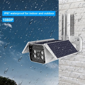 Solar Powered Security Camera Surveillance PTZ