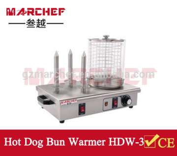 HDW-3 Grill di salsiccia elettrica industriale/pane hot dog panino